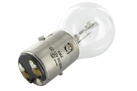 Scheinwerferbirne BA20D, weiss 12V 35/35W, Sockel S2