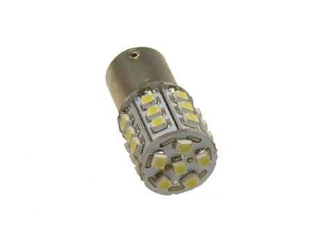 Ampoule de phare à LED (25) BAY15D 12V, blanche