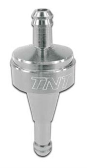 Benzinfilter TNT CNC Ø 6mm, chrom