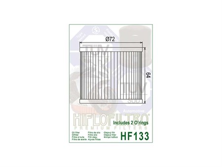 Filtre à huile HIFLO FILTRO HF133 (comme COF033)
