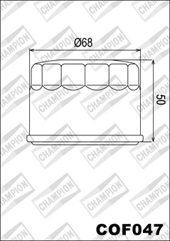 Oelfilter Champion COF047 / F307 / HF 147