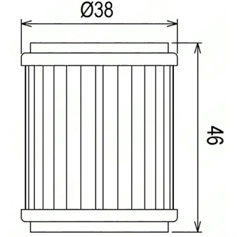 Filtre à huile Champion COF040 / X354