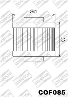 Oelfilter Champion COF085 / X325 (Kymco) (wie HF185)