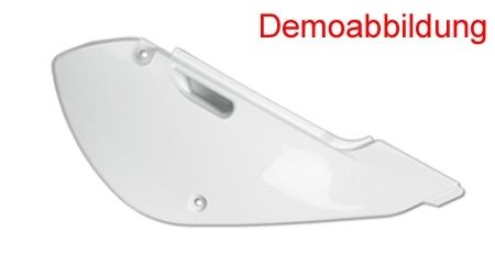 Prs caches latéraux arrière blanc Kawasaki KX250F 06-08