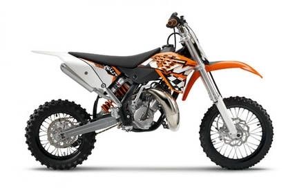 Kit de garenages oranges KTM 65 SX 09-11 Kit de garenages oranges KTM 65 SX 09-11