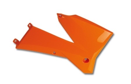 Écopes de rediateur orange KTM SX 2/4T 05-06/EXC 2/4T 05-07