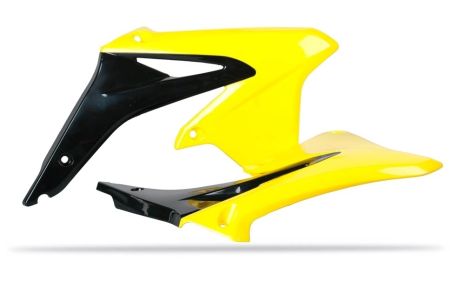 Ecope de radiateur noir/jaune Suzuki RMZ450 2008-2014