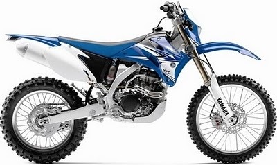 Kit de carenages cplt bleu (98) Yamaha WR250F 2007-2012