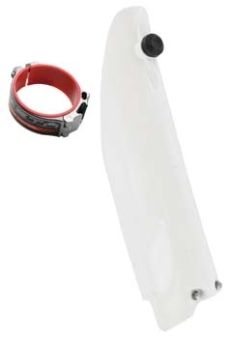 Gabelschutz mit Starthilfe weiss Suzuki Gabelschutz mit Starthilfe weiss Suzuki