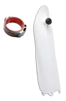 Gabelschutz mit Starthilfe weiss Yamaha