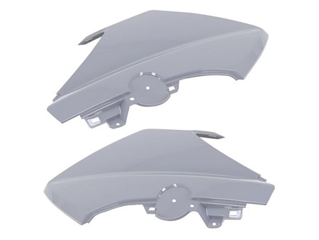 Kit carrosserie gris nardo (10pcs), scooter Yamaha 125-250-400cc (2014-2017)