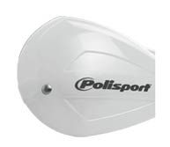 Protège-mains en alu type BAJA, kit fixation inclus, BLANC Protège-mains en alu type BAJA, kit fixation inclus, BLANC