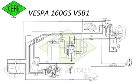 Zündspule Vespa 150-180 1960-1968