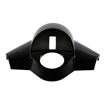 Cache guidon noir, scooter Vespa PK50S, PK125S