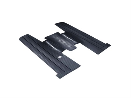 Repose pied en gomme Vespa PX 125-200 noir Repose pied en gomme Vespa PX 125-200 noir