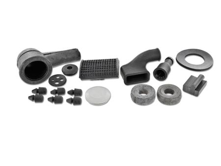 Kit révision silent-bloc 17pcs noir, Vespa PK 50-125cc Kit révision silent-bloc 17pcs noir, Vespa PK 50-125cc