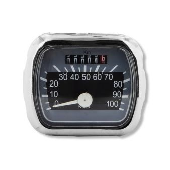 Compteur 100km/h, scooter Vespa 125 VN VM VL 1951-1957 Compteur 100km/h, scooter Vespa 125 VN VM VL 1951-1957