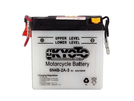 Batterie 6N4B-2AA-3 Kyoto avec Pack Acide