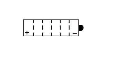 Batterie YB12A-B Yuasa (leer)