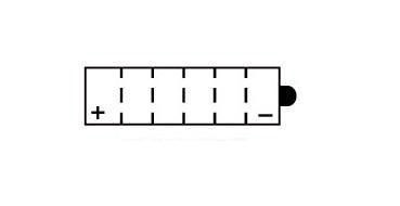 Batterie YB16-B Yuasa (leer)