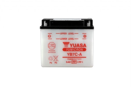 Batterie YB7C-A Yuasa (leer) L:130/B:90/H:114mm