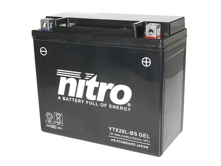 Batterie YTX20L-BS GEL AGM Nitro Batterie YTX20L-BS GEL AGM Nitro