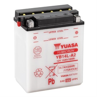 Batterie YB14L-A2 Yuasa (vide) Batterie YB14L-A2 Yuasa (vide)