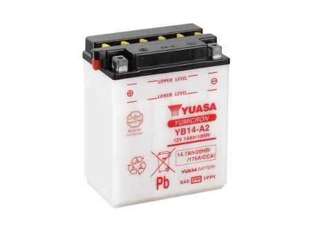 Batterie YB14-A2 Yuasa (vide) L:134/P:89/É:166mm