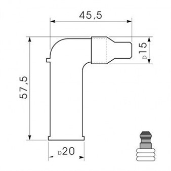 Kerzenstecker NGK L05EA