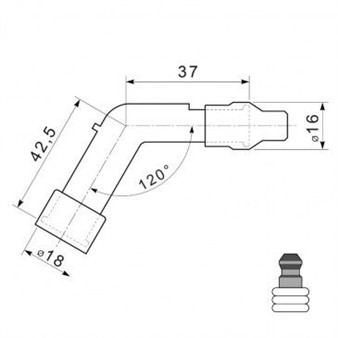 Kerzenstecker NGK VB05E