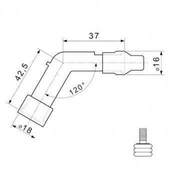 Kerzenstecker NGK VB05F