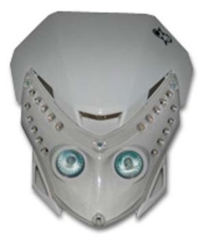 Frontmaske weiss halogen mit LED