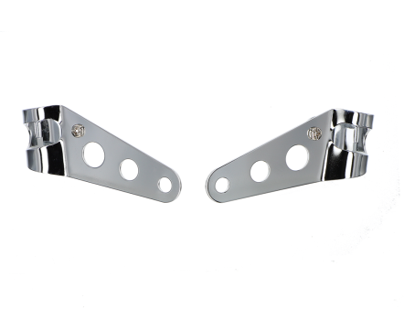 Scheinwerferhalterung chrom 30-43mm Scheinwerferhalterung chrom 30-43mm