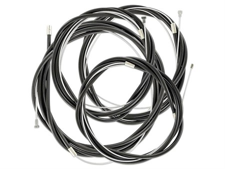 Set de câbles complet pour les cyclomoteur Sachs 2-vitesses automatique (4 câbles) Set de câbles complet pour les cyclomoteur Sachs 2-vitesses automatique (4 câbles)