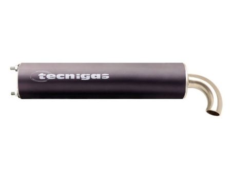 Silencieux d'échappement alu Tecnigas RSII / TREK, look titane Silencieux d'échappement alu Tecnigas RSII / TREK, look titane