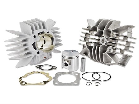 Kit cylindre Airsal 70cc sport alu 47mm avec culasse, vélomoteurs Bye Bike