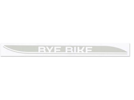 Aufkleber "BYE BIKE" links Aufkleber "BYE BIKE" links