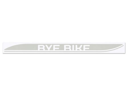 Autocollant /sticker "BYE BIKE" droit, vélomoteur