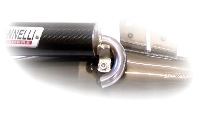 Auspuff Giannelli Extra Minarelli vertical Enddämpfer carbon