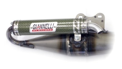 Auspuff Giannelli Reverse Gilera/Piaggio 50cc 2-t (Kevlar)