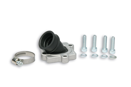 Pipe d'admission MALOSSI 360°, attaque de manchon 28mm pour carbu 19-25mm Pipe d'admission MALOSSI 360°, attaque de manchon 28mm pour carbu 19-25mm