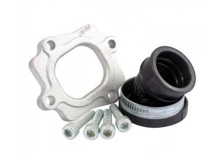 Pipe d'admission Polini Evolution 360°, Minarelli horizontal, pour Polini CP Evolution Carburateurs Pipe d'admission Polini Evolution 360°, Minarelli horizontal, pour Polini CP Evolution Carburateurs
