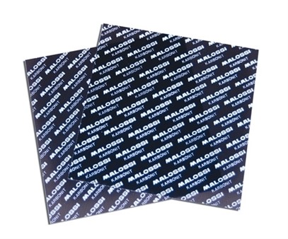 2 feuilles en carbonit Malossi, 10x10 cm 0.35mm 2 feuilles en carbonit Malossi, 10x10 cm 0.35mm