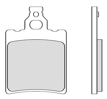 Plaquettes de freins semi-métal 35.9 x 51.5 x 6.0 mm Plaquettes de freins semi-métal 35.9 x 51.5 x 6.0 mm