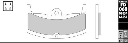 Bremsbelag Galfer Standard (Galfer) Bremsbelag Galfer Standard (Galfer)