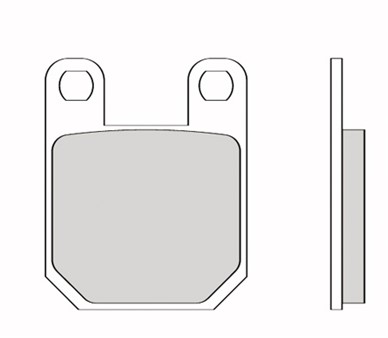 Plaquettes de frein Galfer semi-métal pour étrier AJP avant/arriére 36 x 45 x 6 mm Plaquettes de frein Galfer semi-métal pour étrier AJP avant/arriére 36 x 45 x 6 mm