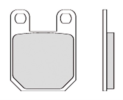 Bremsbeläge vorne/hinten Galfer Sintermetall 36 x 45 x 6 mm