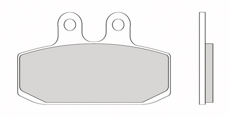 Bremsbelag Galfer organisch APRILIA / MALAGUTI 125-250-300-400-500cc Bremsbelag Galfer organisch APRILIA / MALAGUTI 125-250-300-400-500cc