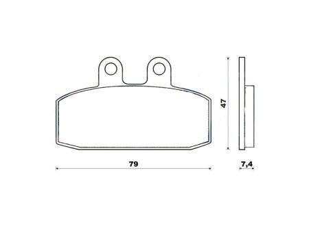 Bremsbelag Galfer Sinter-Street (Paar) APRILIA / MALAGUTI 125-250-300-400-500cc