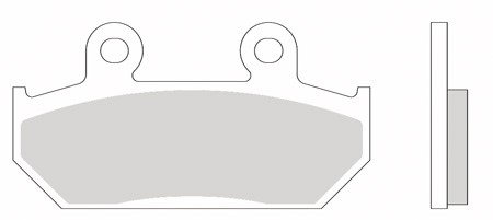 Bremsbeläge hinten Galfer organisch 88.0 x 46.0 x 9.0 mm